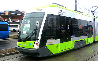 Pierwsze zderzenie samochodu osobowego z tramwajem w Olsztynie